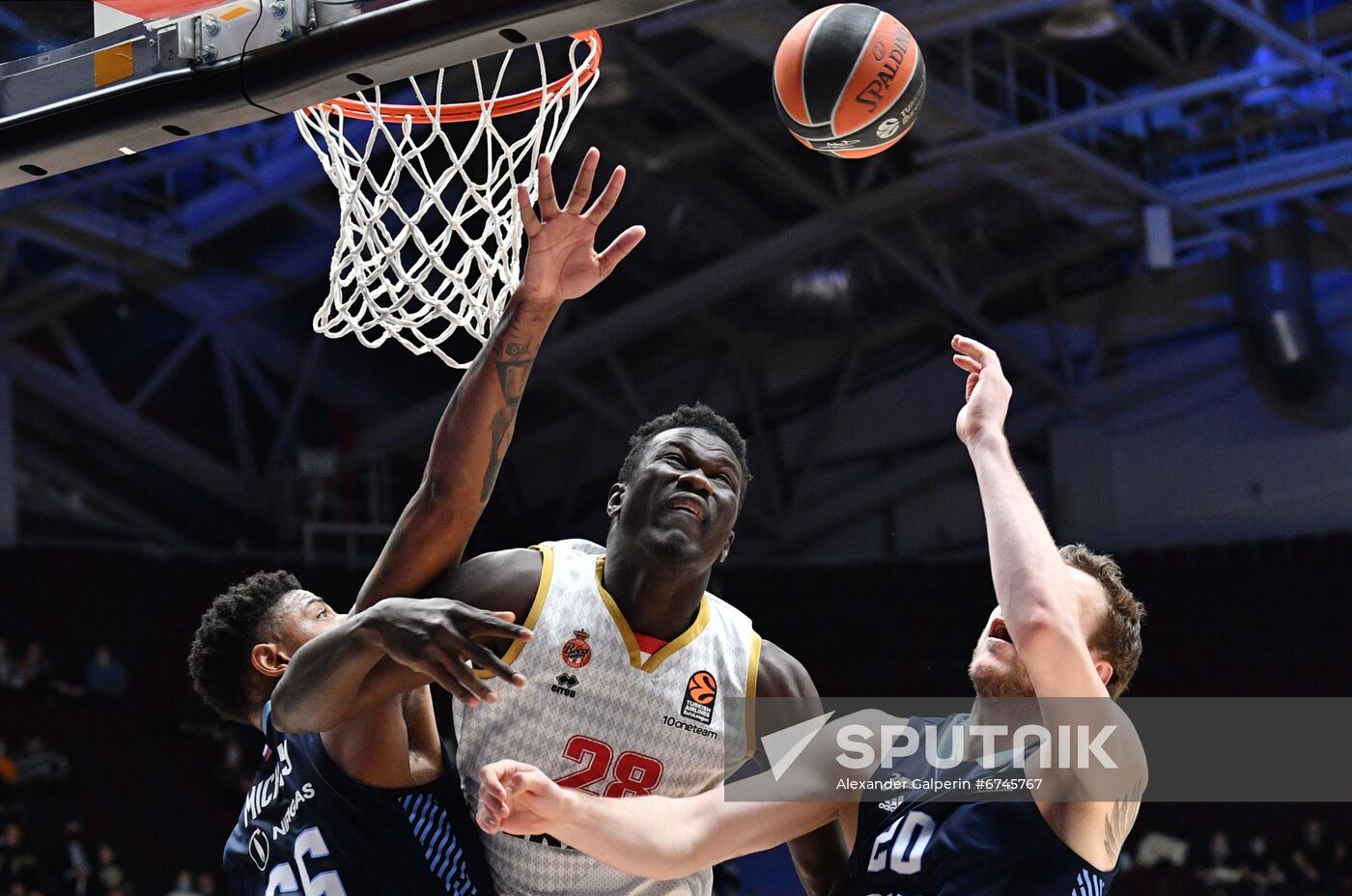 Russia Basketball Euroleague Zenit - Monaco