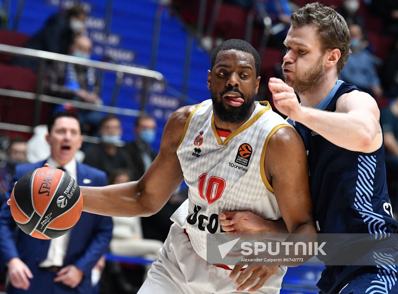 Russia Basketball Euroleague Zenit - Monaco