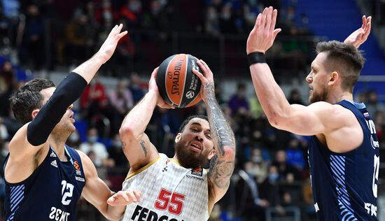 Russia Basketball Euroleague Zenit - Monaco