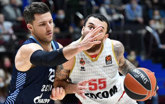 Russia Basketball Euroleague Zenit - Monaco