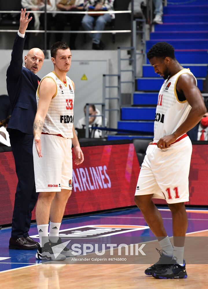 Russia Basketball Euroleague Zenit - Monaco