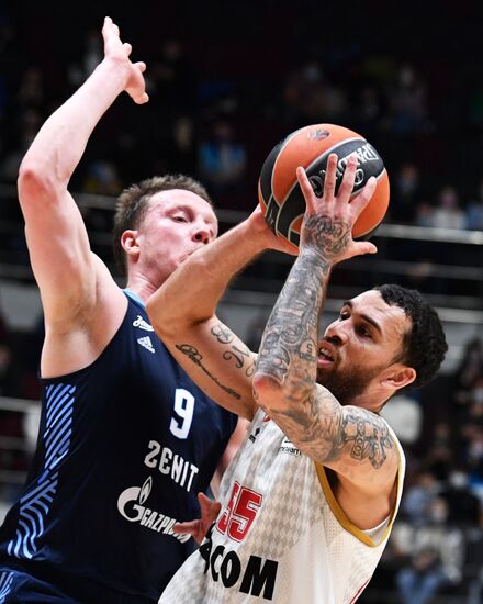 Russia Basketball Euroleague Zenit - Monaco