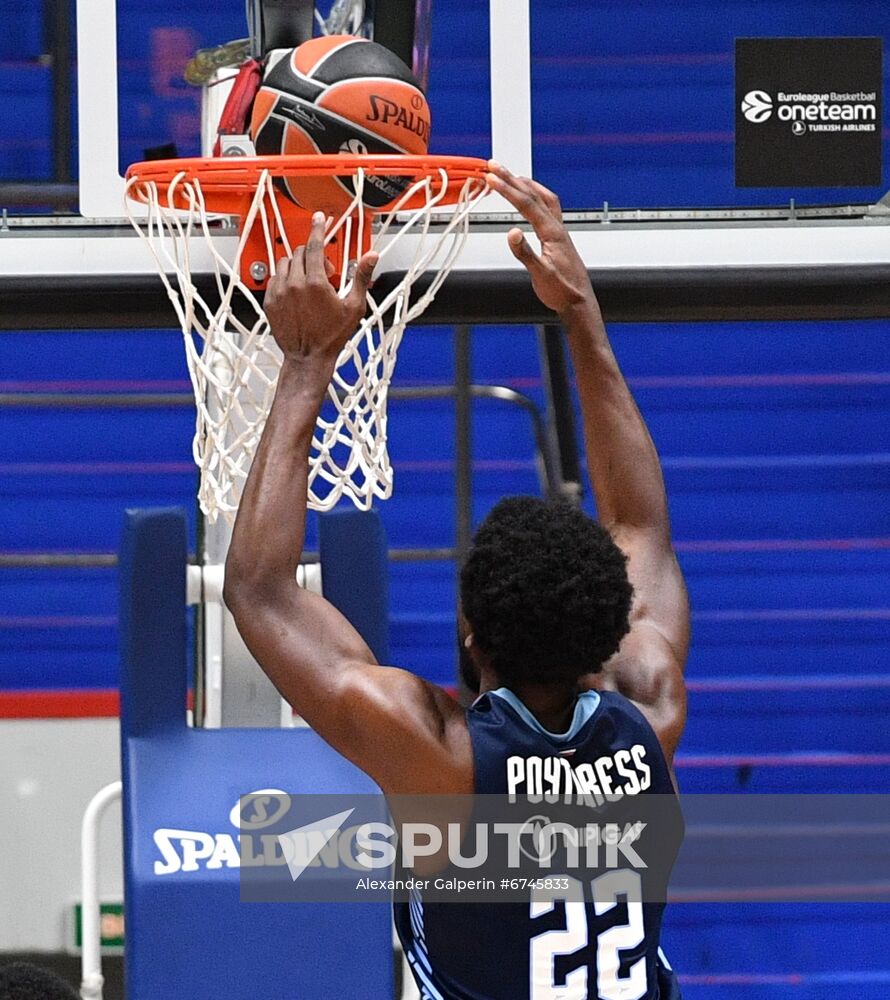 Russia Basketball Euroleague Zenit - Monaco