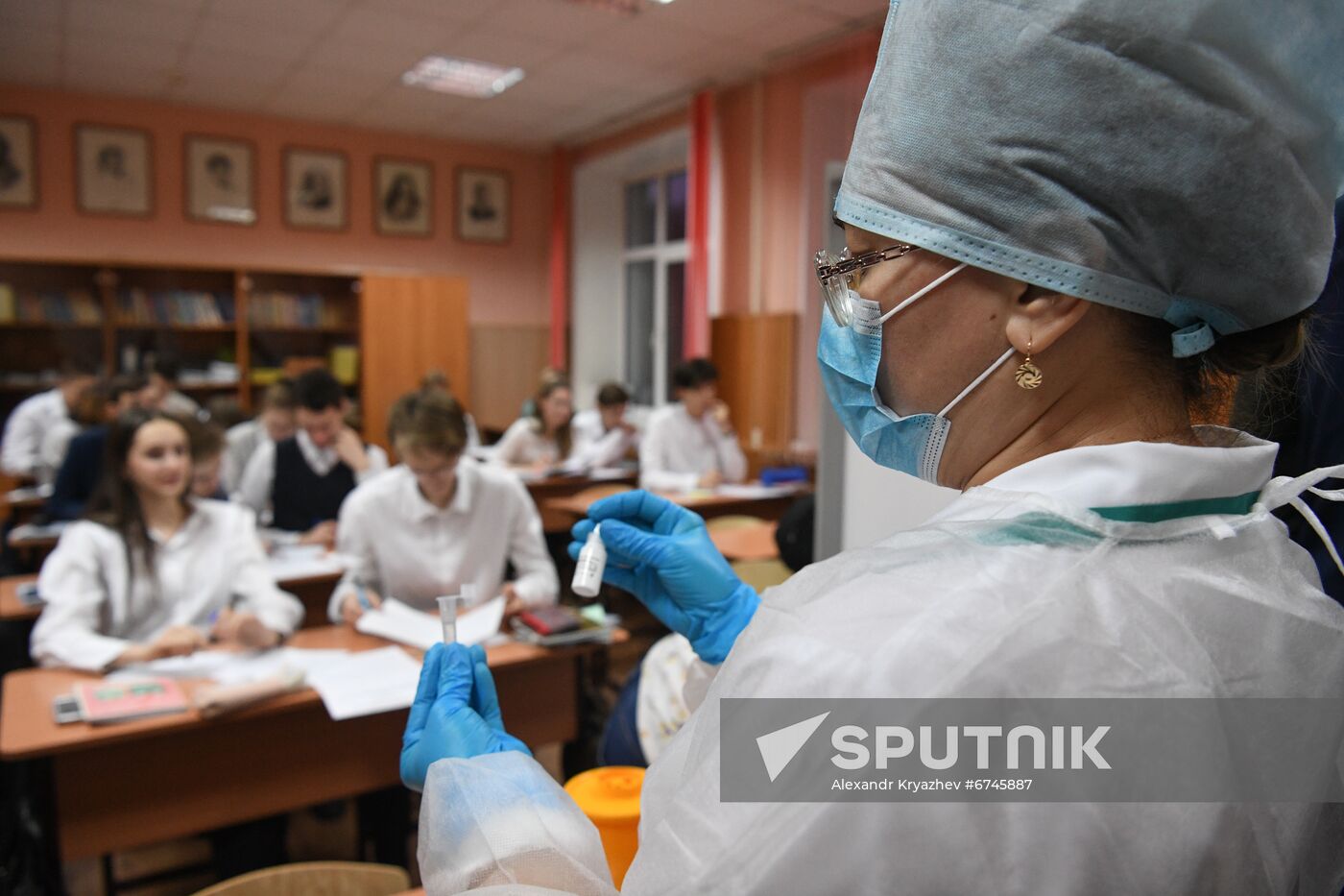 Russia Coronavirus Testing