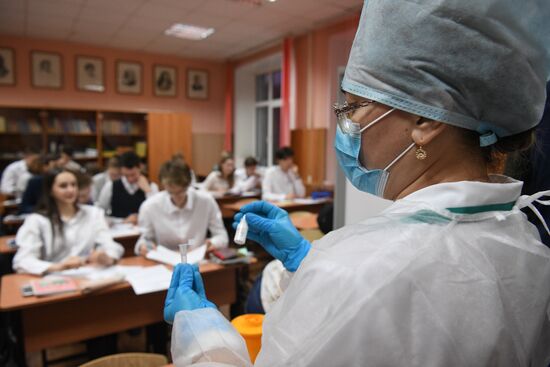 Russia Coronavirus Testing