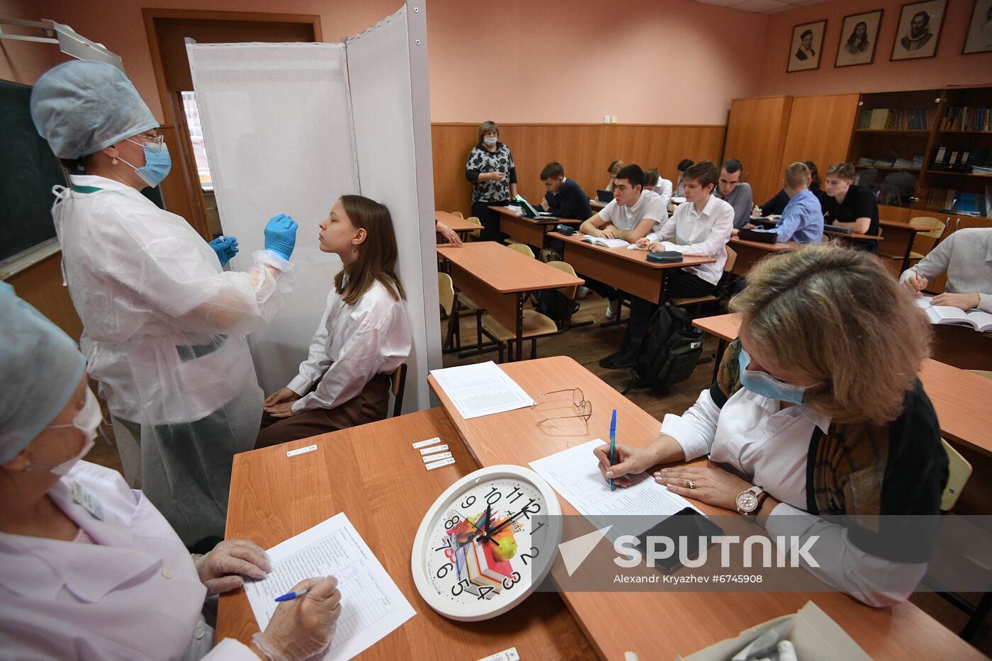 Russia Coronavirus Testing