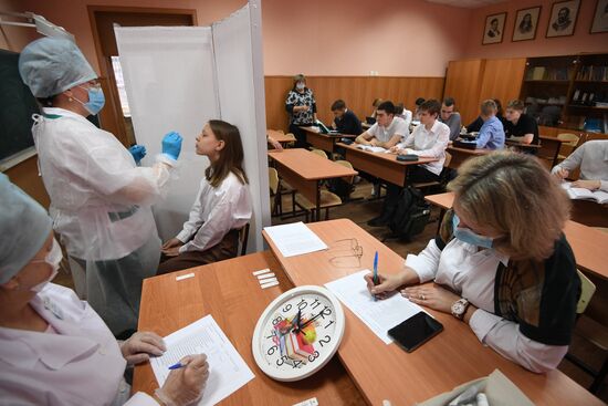 Russia Coronavirus Testing