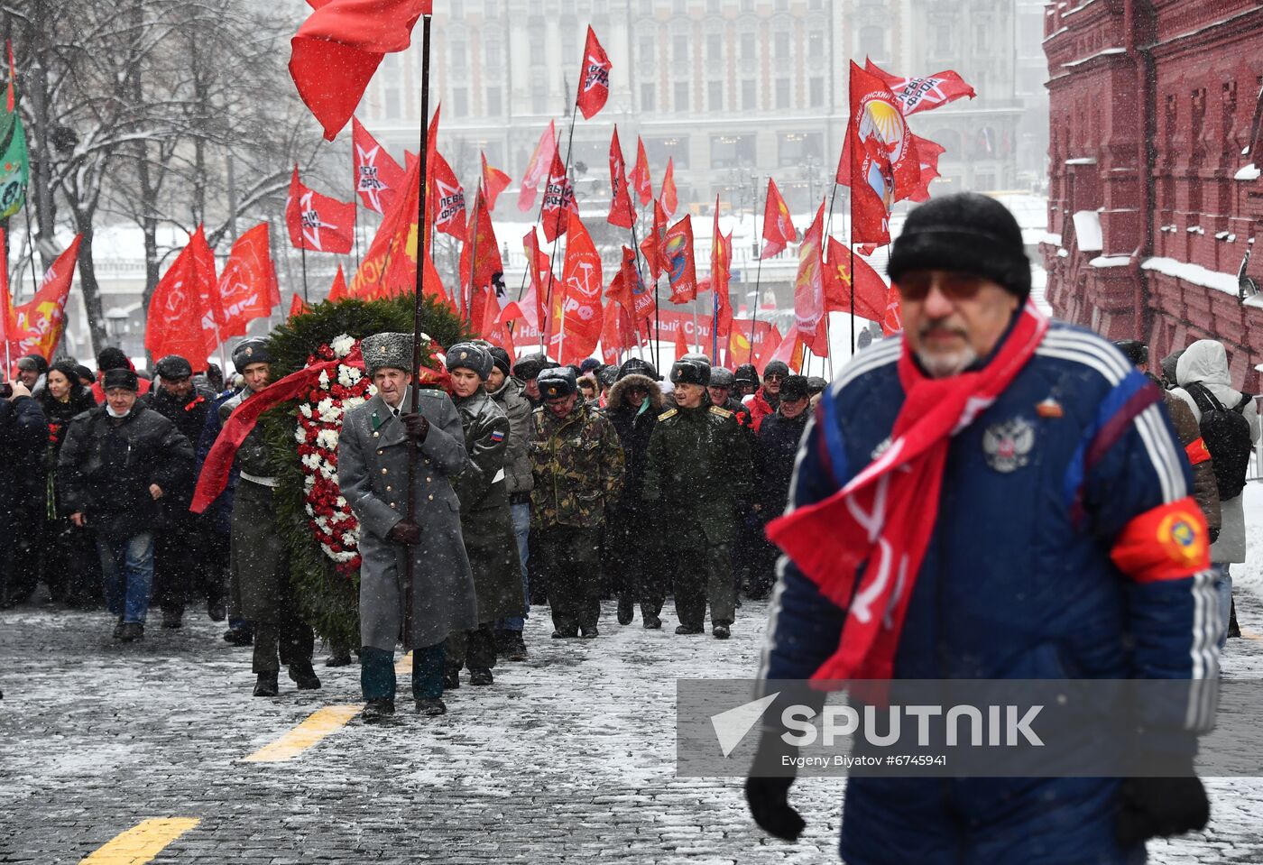 Russia Lenin Death Anniversary