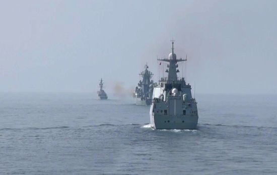 Iran Russia China Naval Drills