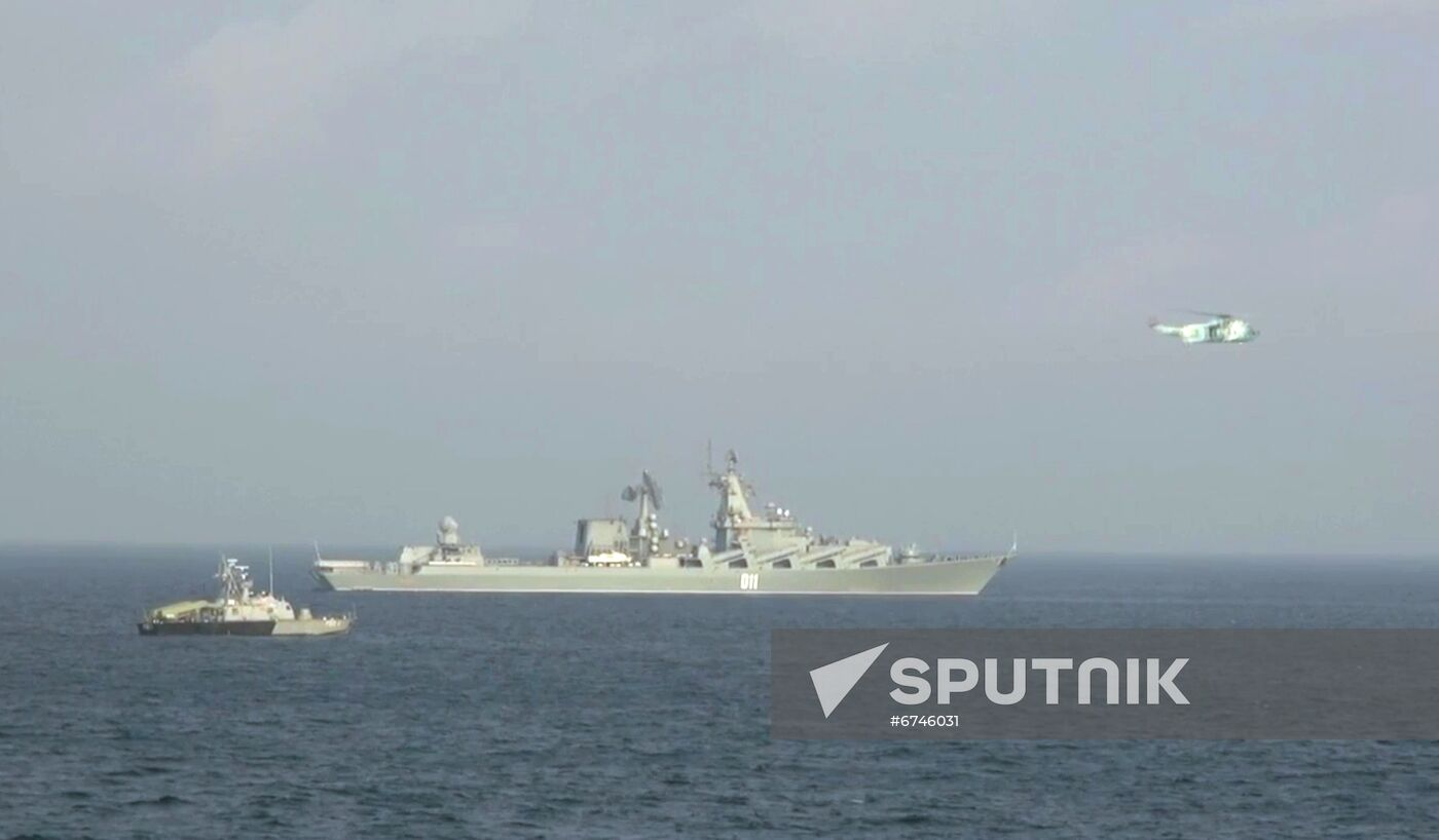 Iran Russia China Naval Drills