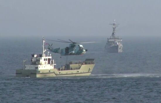 Iran Russia China Naval Drills