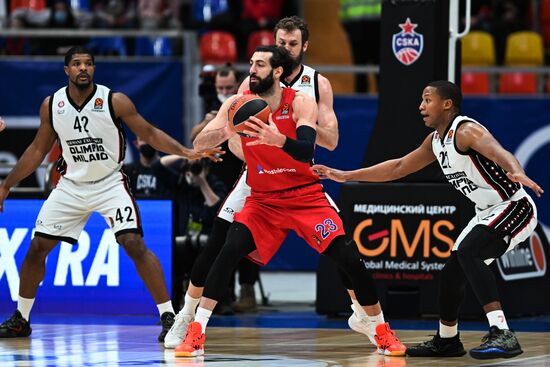 Russia Basketball Euroleague CSKA - Olimpia