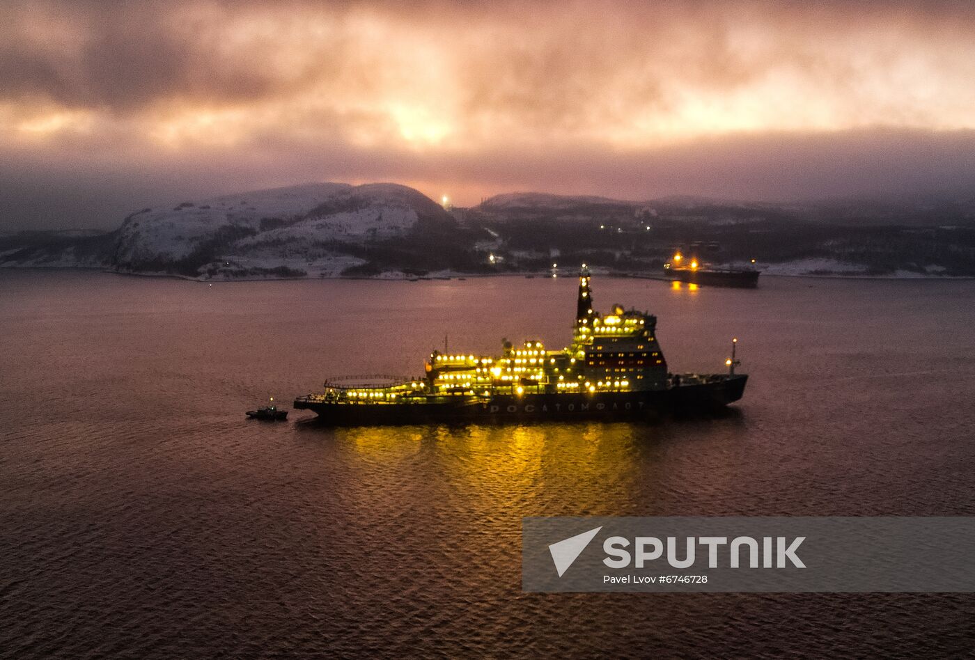 Russia Sibir Nuclear Icebreaker
