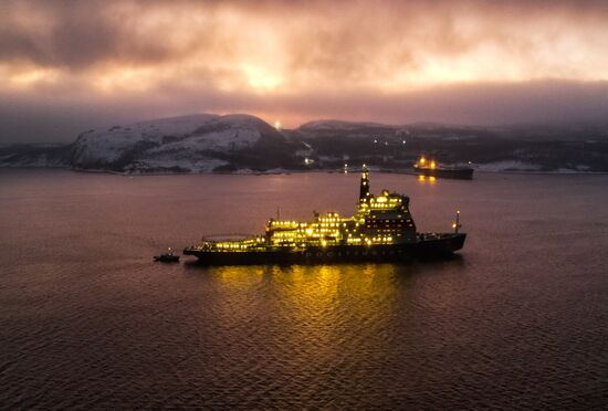 Russia Sibir Nuclear Icebreaker