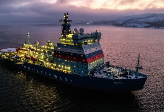 Russia Sibir Nuclear Icebreaker
