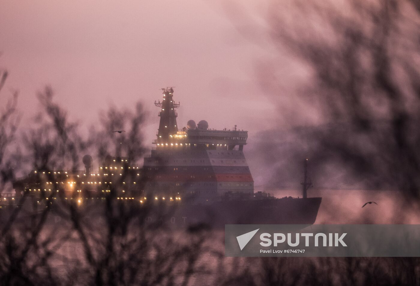 Russia Sibir Nuclear Icebreaker