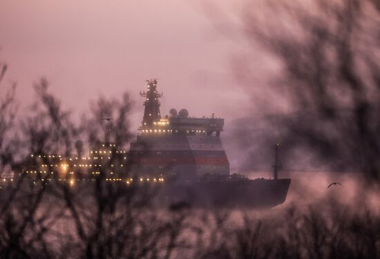 Russia Sibir Nuclear Icebreaker