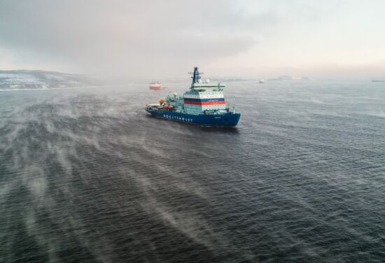 Russia Sibir Nuclear Icebreaker