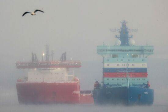 Russia Sibir Nuclear Icebreaker