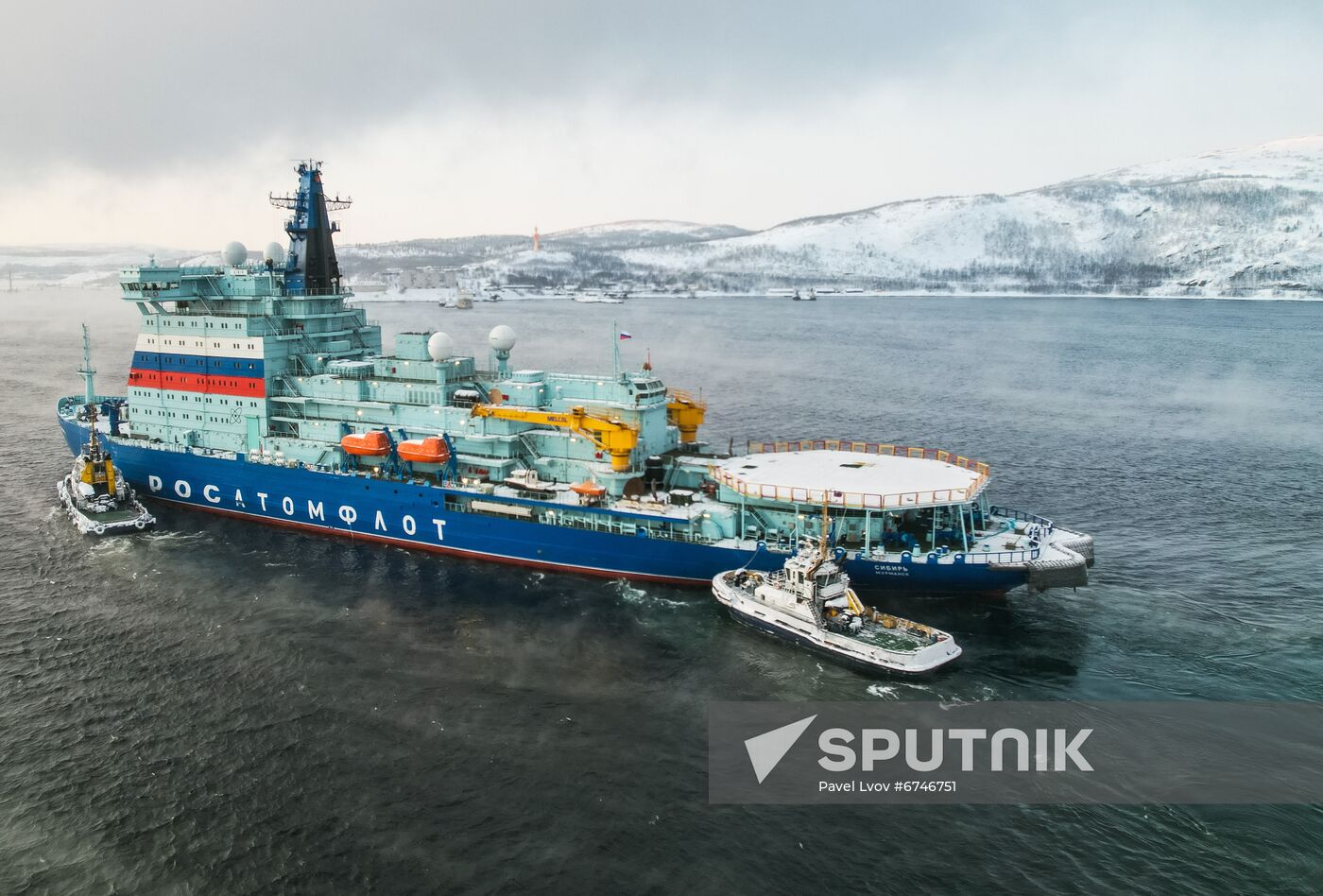 Russia Sibir Nuclear Icebreaker