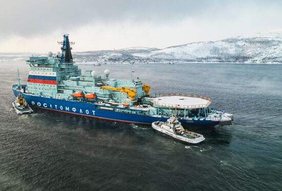 Russia Sibir Nuclear Icebreaker