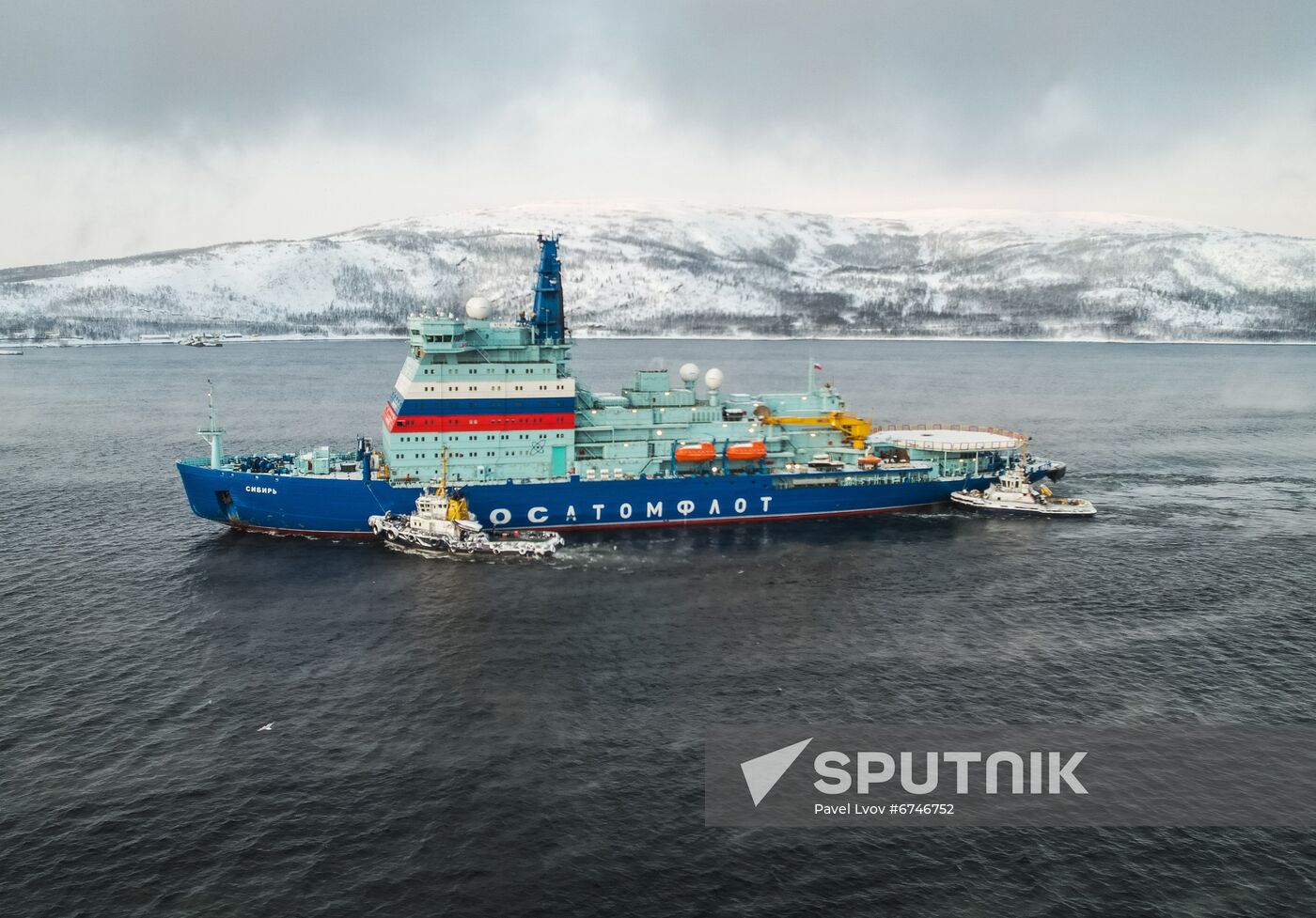Russia Sibir Nuclear Icebreaker