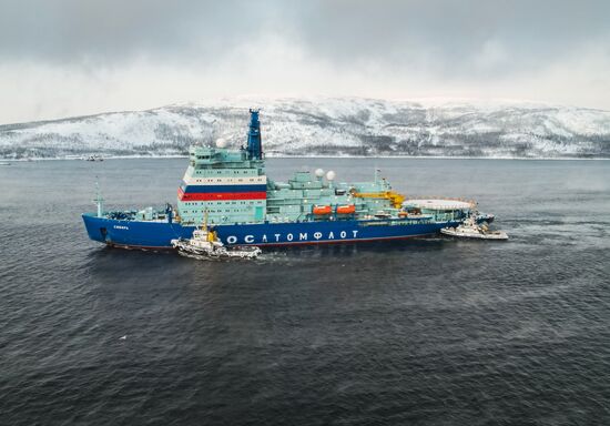 Russia Sibir Nuclear Icebreaker