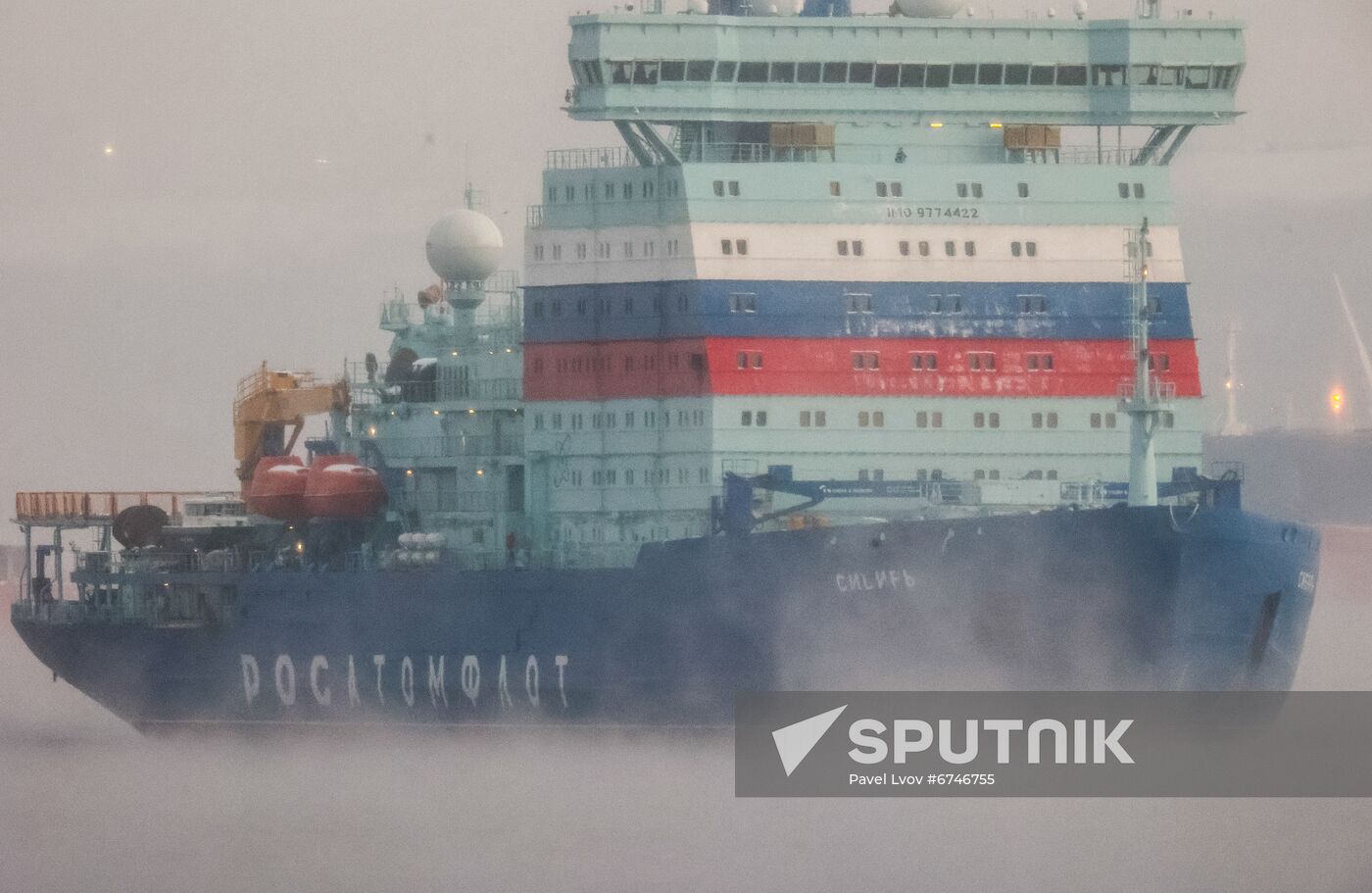Russia Sibir Nuclear Icebreaker
