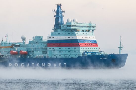Russia Sibir Nuclear Icebreaker