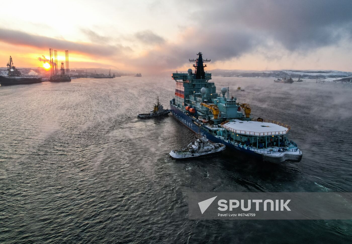 Russia Sibir Nuclear Icebreaker