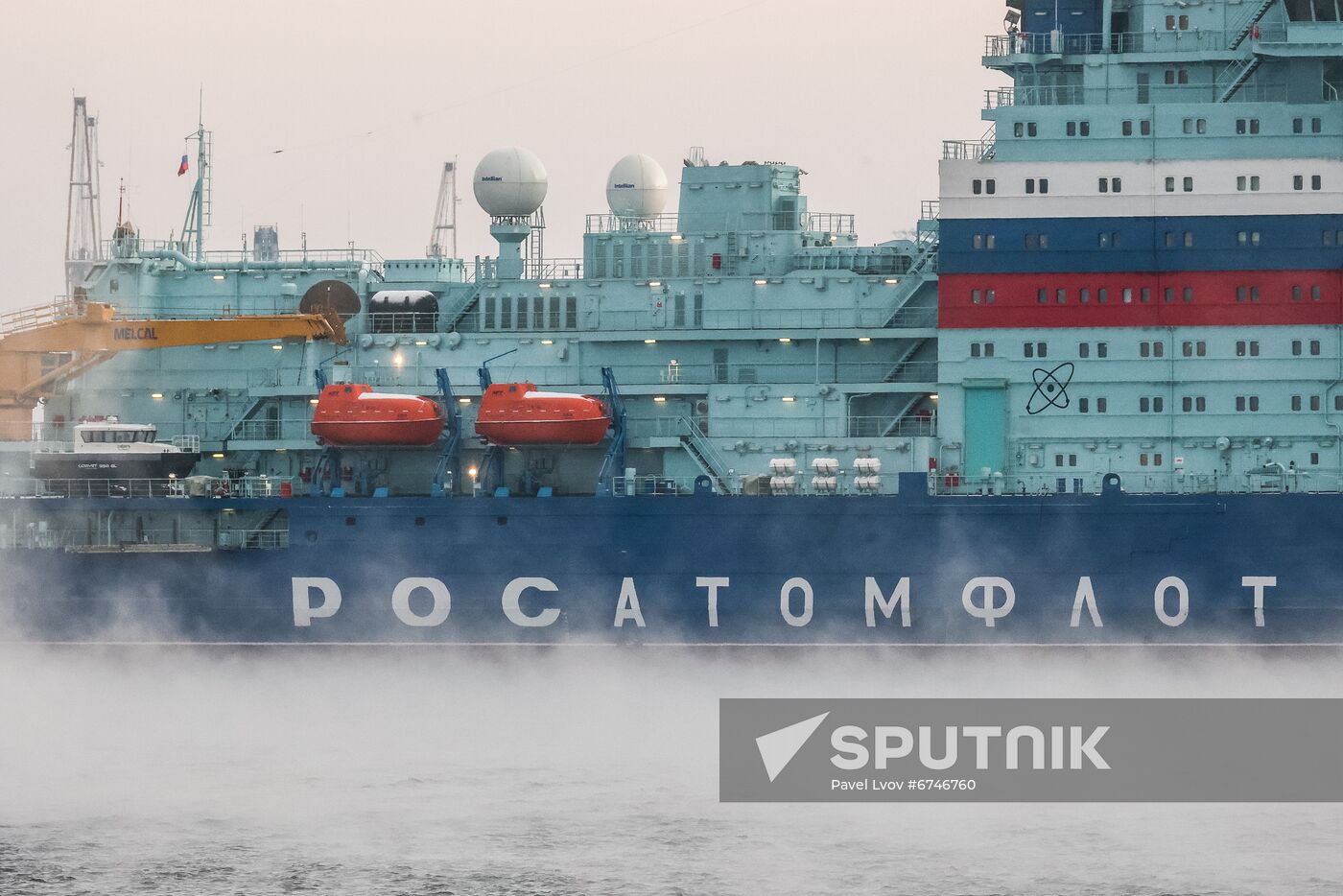 Russia Sibir Nuclear Icebreaker