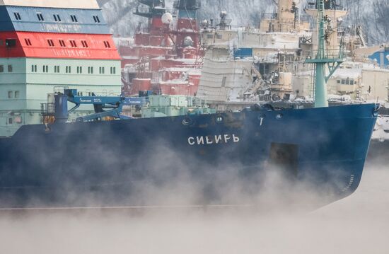 Russia Sibir Nuclear Icebreaker