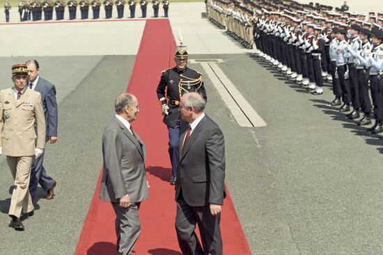 Mikhail Gorbachev's visit to France