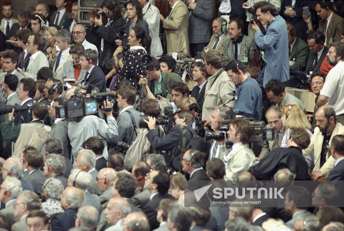 Mikhail Gorbachev's visit to France