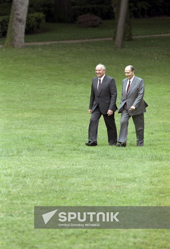 Mikhail Gorbachev's visit to France