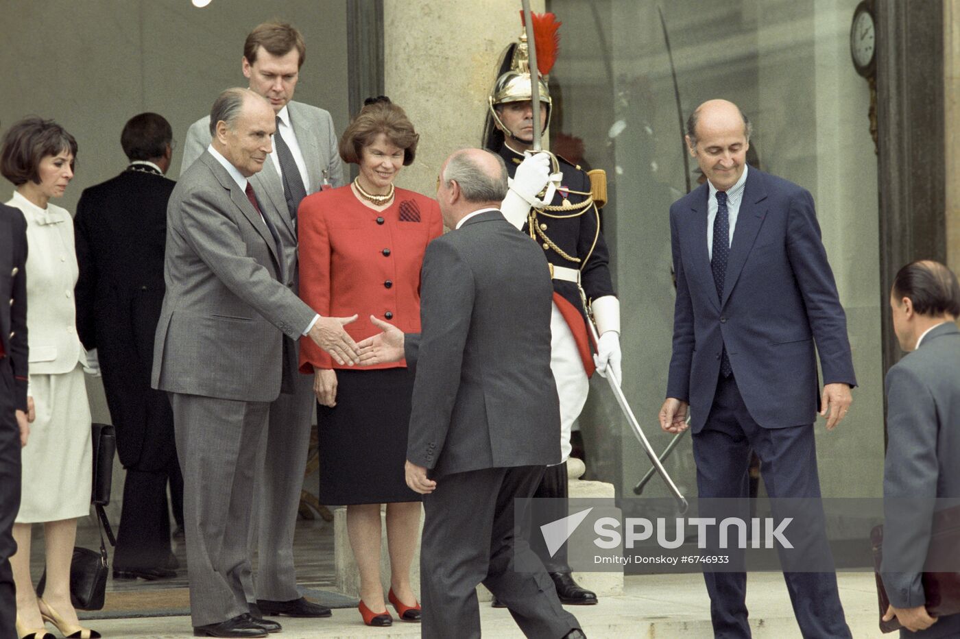 Mikhail Gorbachev's visit to France