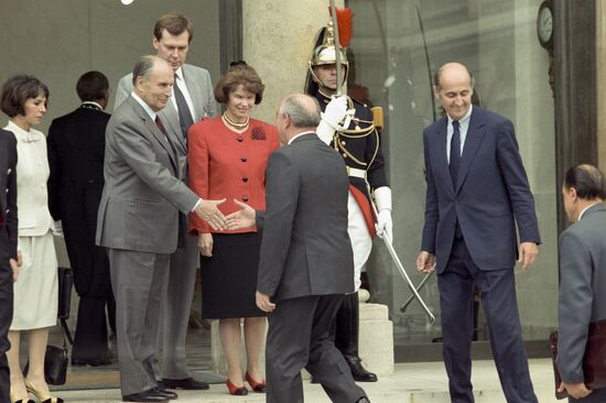 Mikhail Gorbachev's visit to France