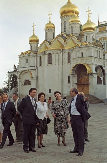 UNESCO Director-General Federico Mayor Zaragoza visits USSR