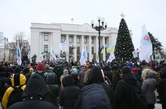 Ukraine Coronavirus Restrictions Protest