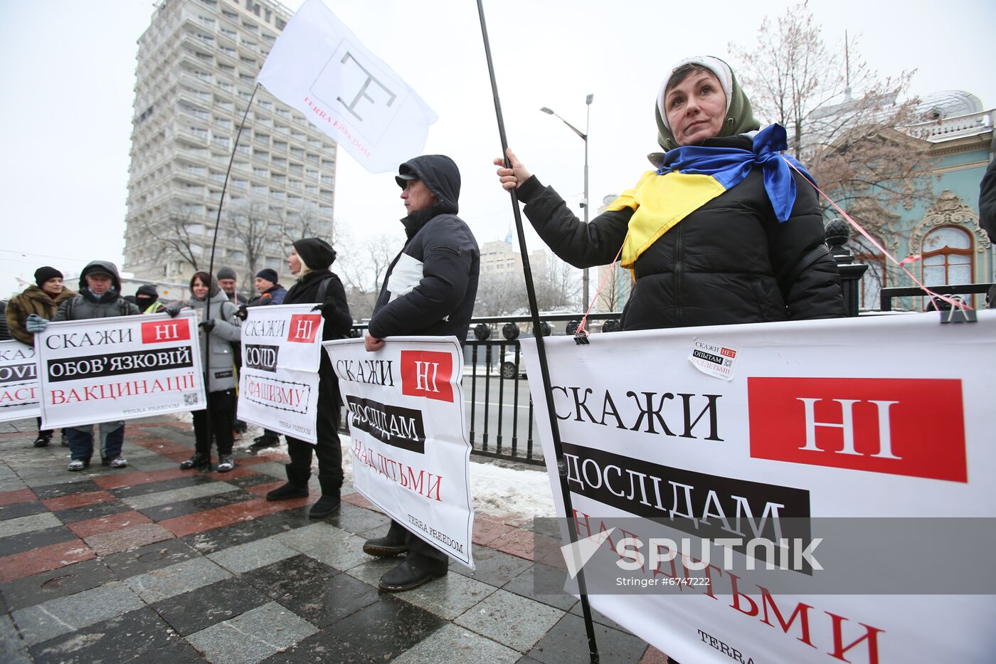 Ukraine Coronavirus Restrictions Protest