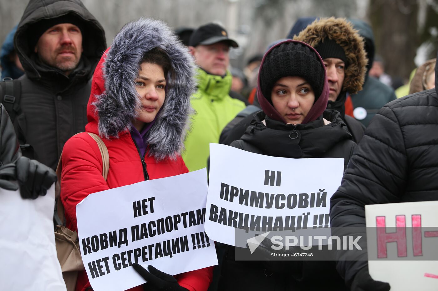 Ukraine Coronavirus Restrictions Protest