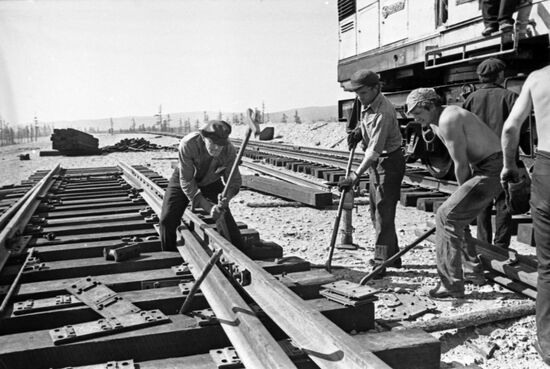 Construction of Baikal-Amur Mainline