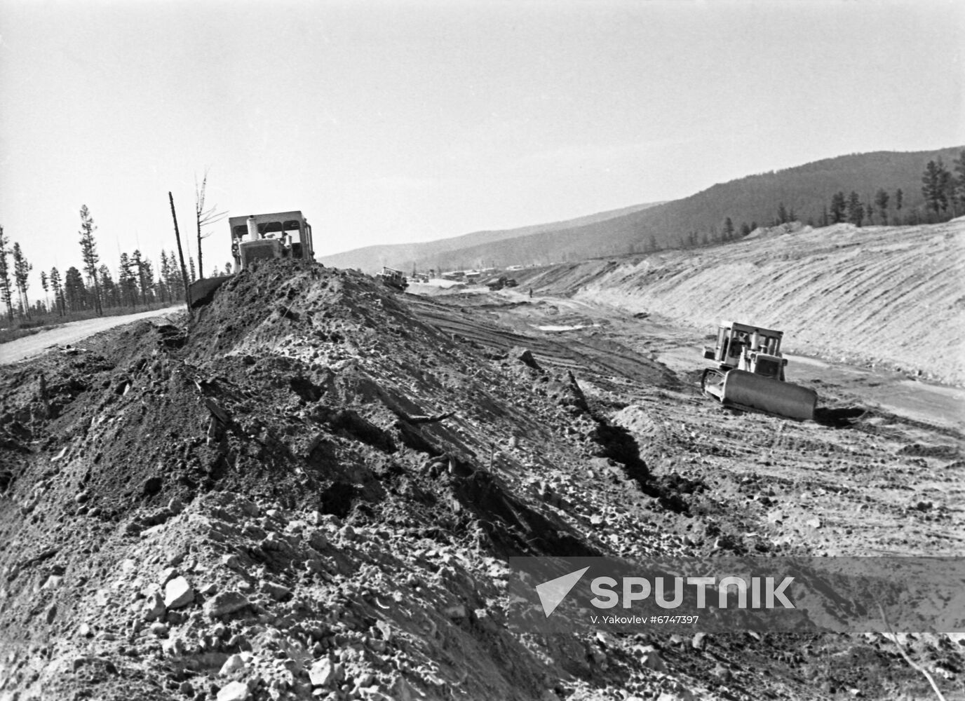 Construction of Baikal-Amur Mainline