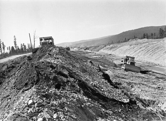 Construction of Baikal-Amur Mainline