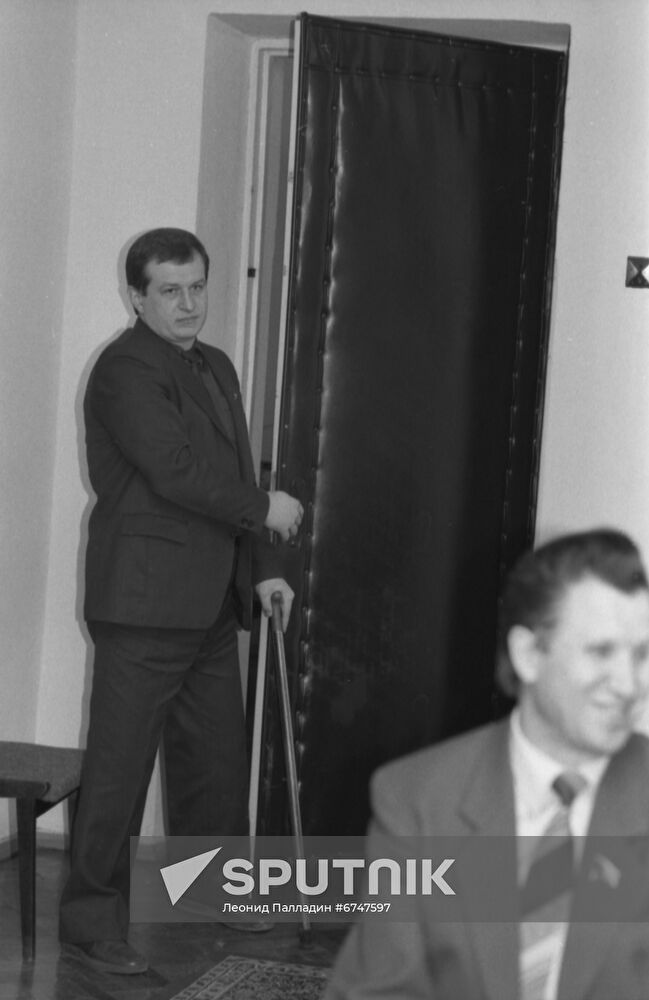 Sergei Chervonopinsky, First Secretary of Cherkasy City Committee of Komsomol