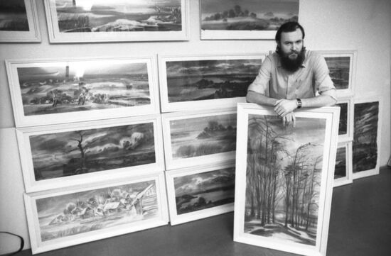 Soviet artist Nikolai Ovchinnikov