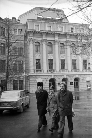 Young student of 1st Moscow Medical Institute