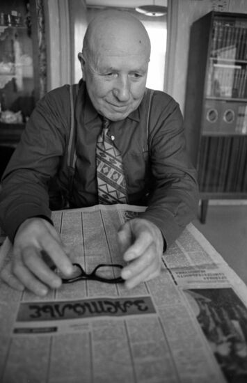 Moscow pensioner Alexander Maristov