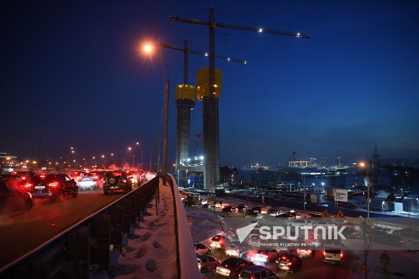Russia Bridge Construction