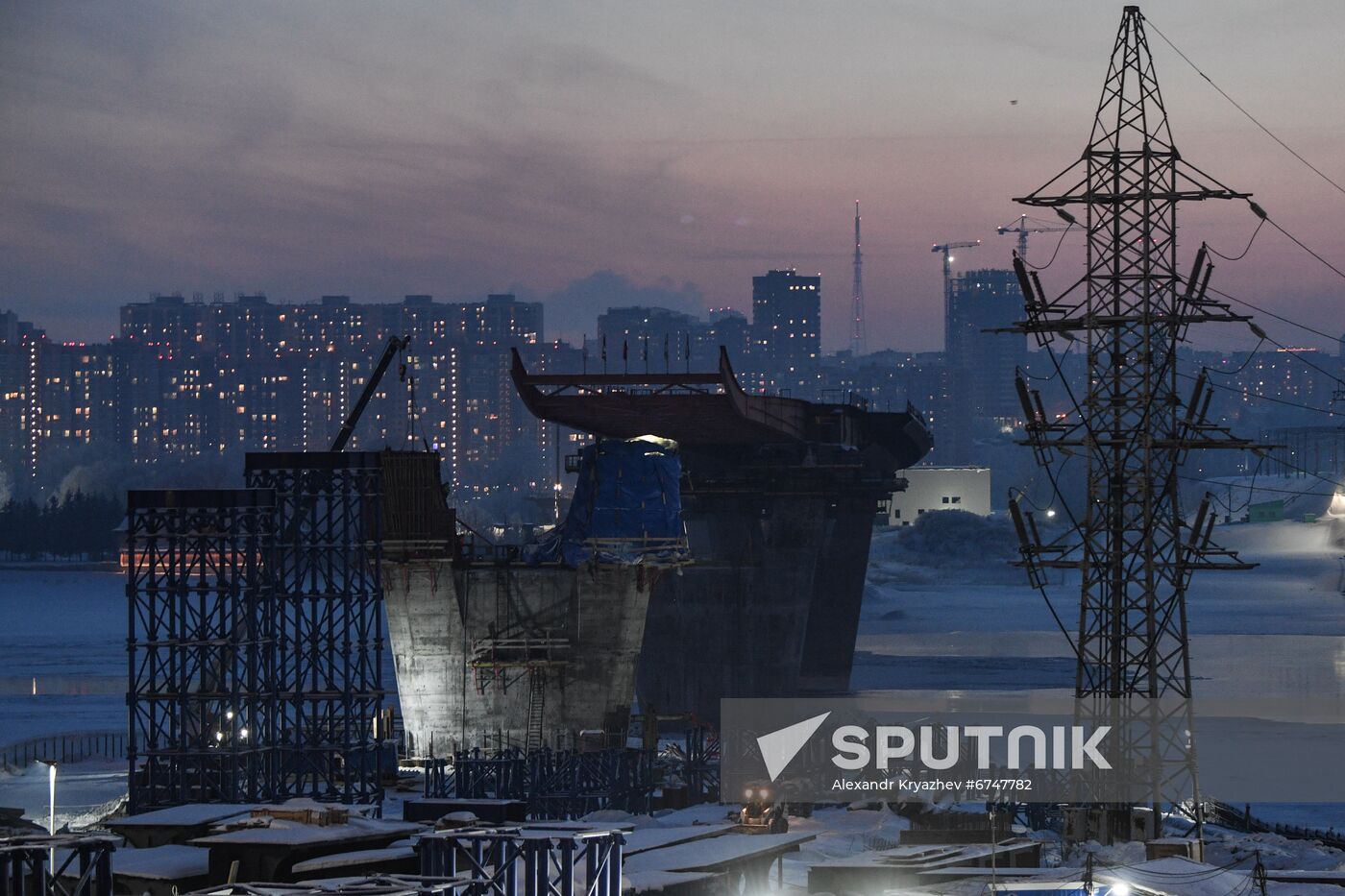 Russia Bridge Construction